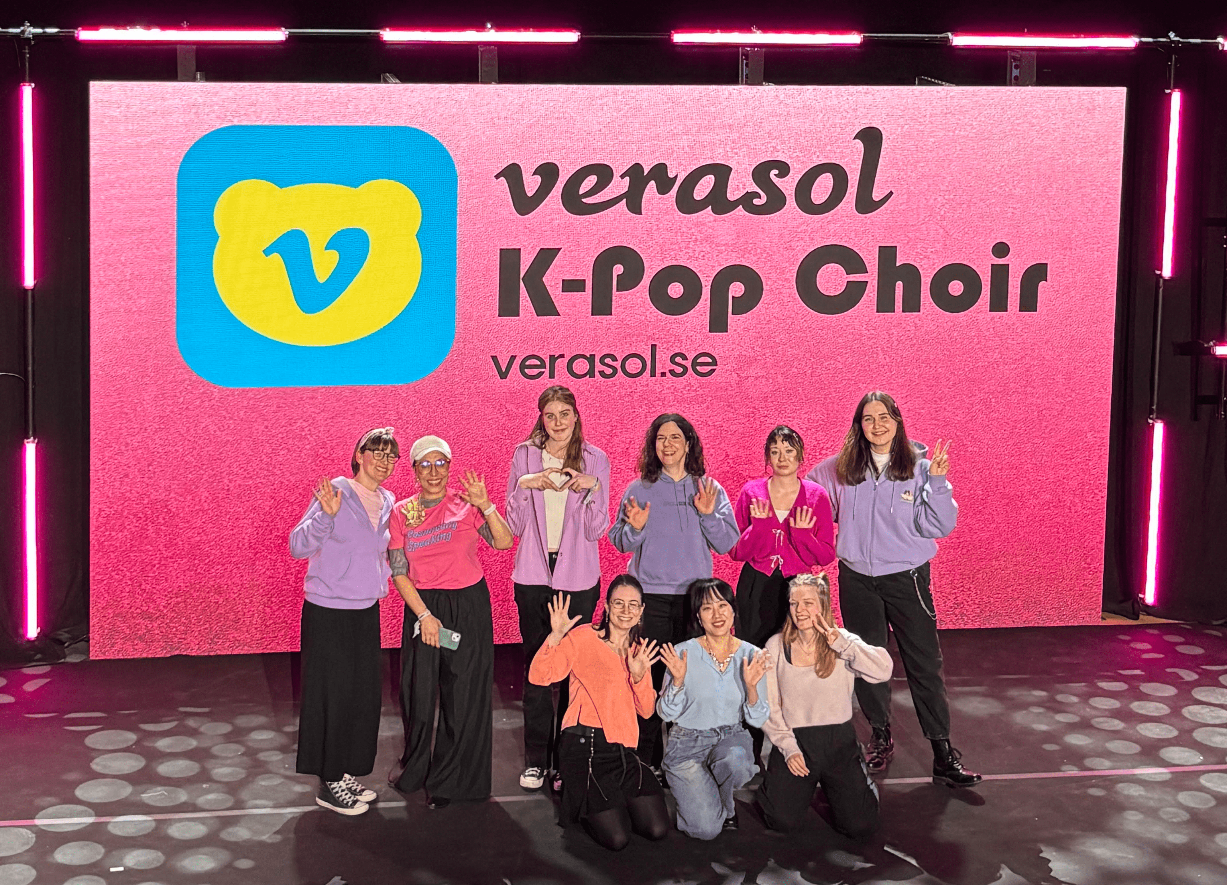 K-pop Choir performing